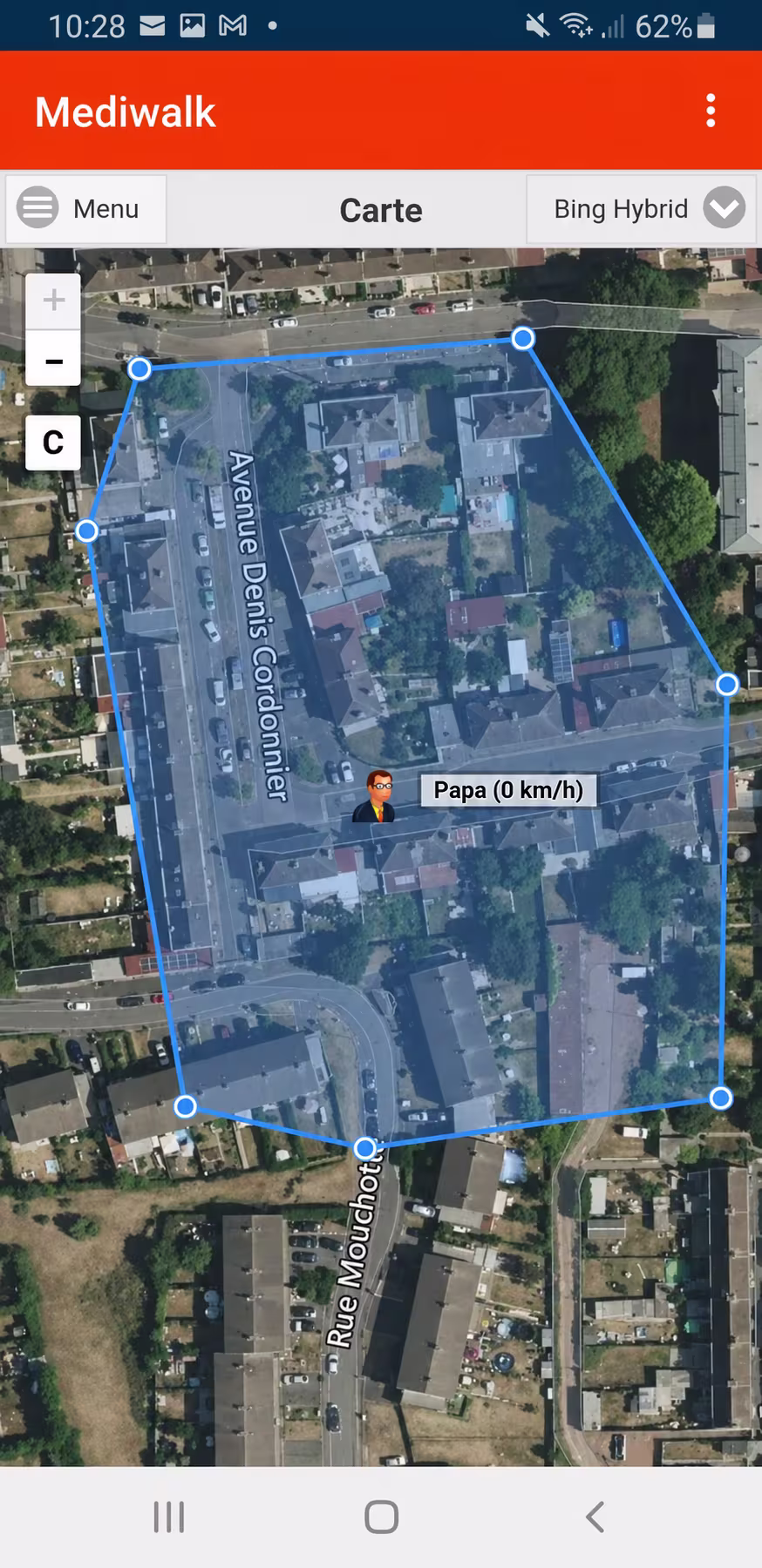 Alertes sortie – téléassistance